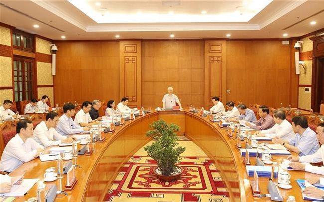 Tổng Bí thư chủ trì họp Thường trực BCĐ Trung ương về phòng, chống tham nhũng, tiêu cực
