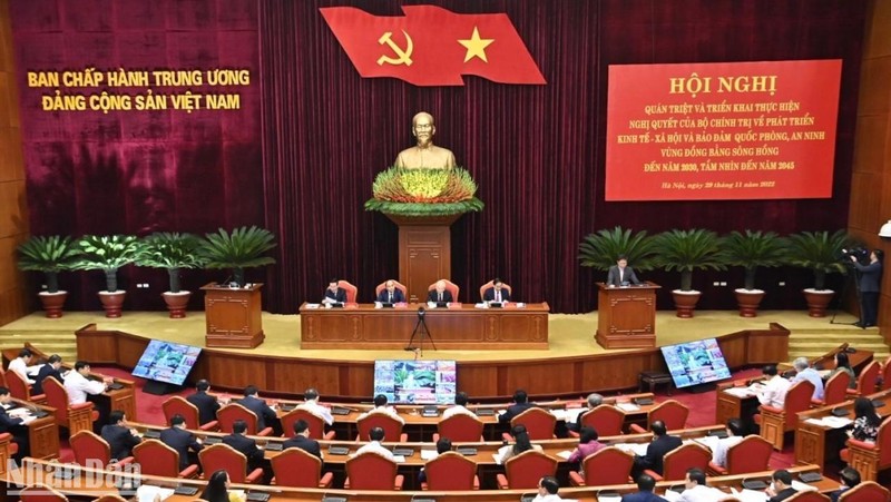 Tổng Bí thư chủ trì hội nghị quán triệt Nghị quyết 30 của Bộ Chính trị