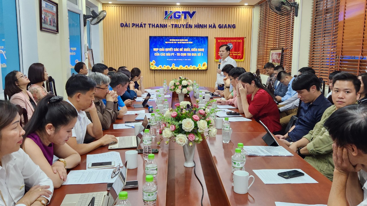 Hội nghị Đài PT-TH các tỉnh thuộc Cụm Thi đua số 1