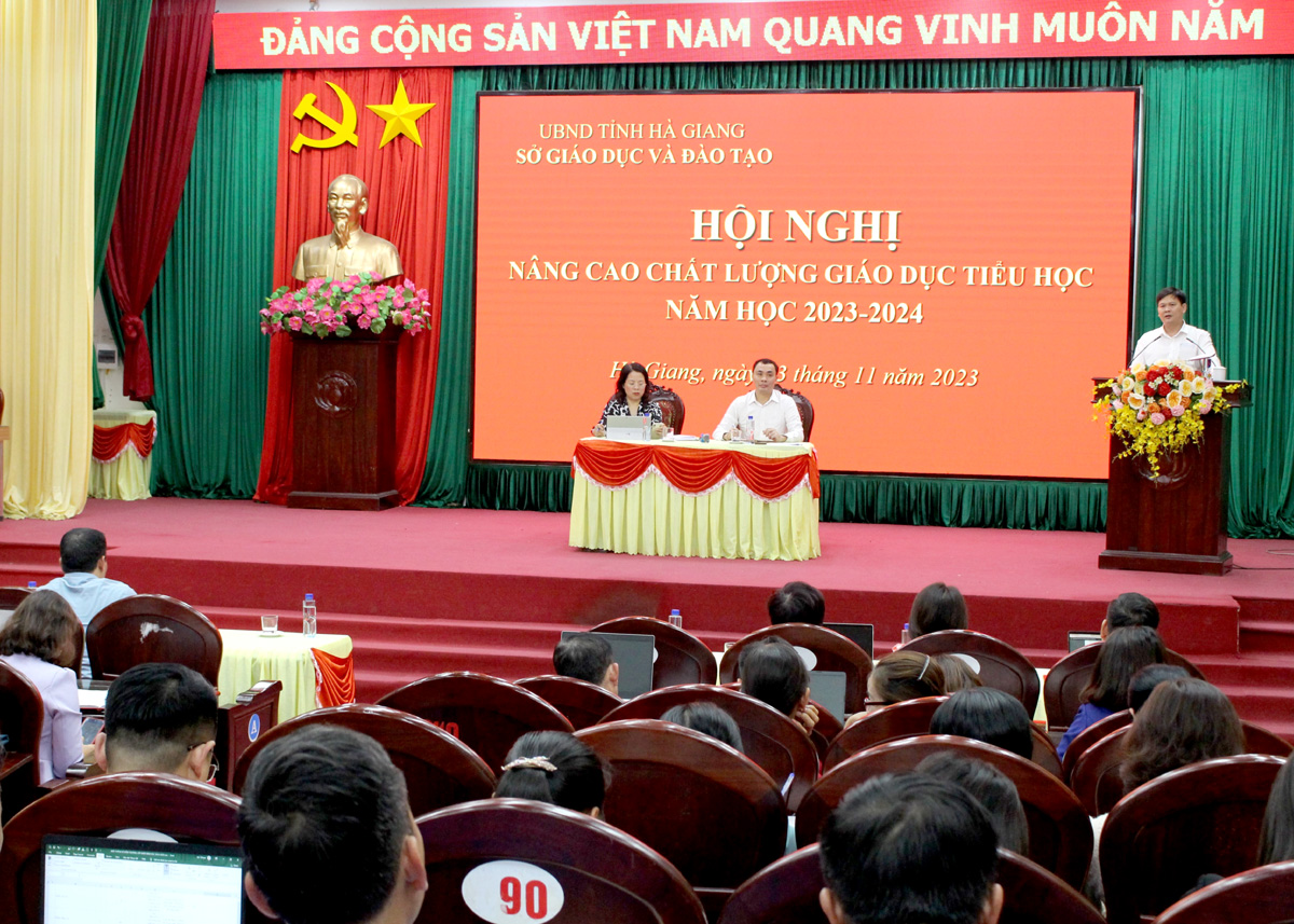 Hội nghị nâng cao chất lượng giáo dục mầm non, tiểu học năm học 2023 – 2024