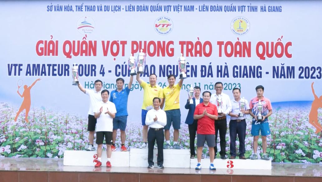 Bế mạc giải quần vợt phong trào VFT Amateur tour 4 - Cúp Cao nguyên đá