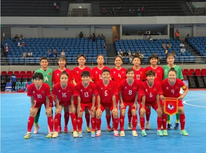ĐT futsal nữ Việt Nam khởi đầu thuận lợi tại giải futsal Đông Nam Á 2024