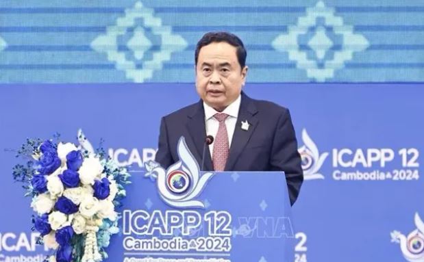 Chủ tịch Quốc hội Trần Thanh Mẫn phát biểu tại Hội nghị quốc tế các đảng chính trị châu Á