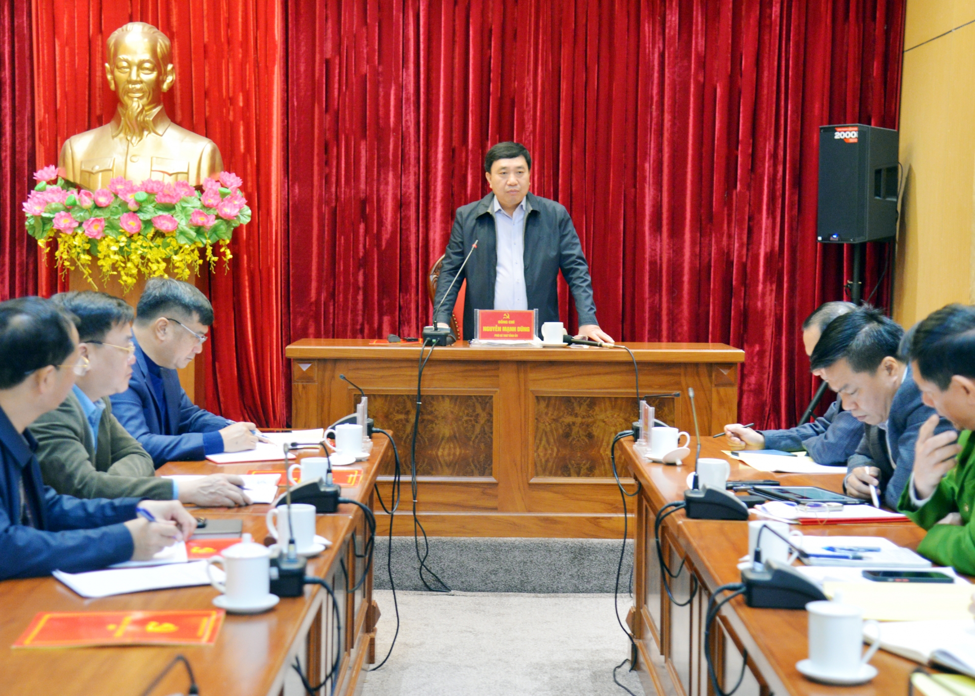 Đoàn công tác BTV Tỉnh ủy theo dõi, phụ trách Đảng bộ thành phố Hà Giang triển khai nhiệm vụ năm 2023