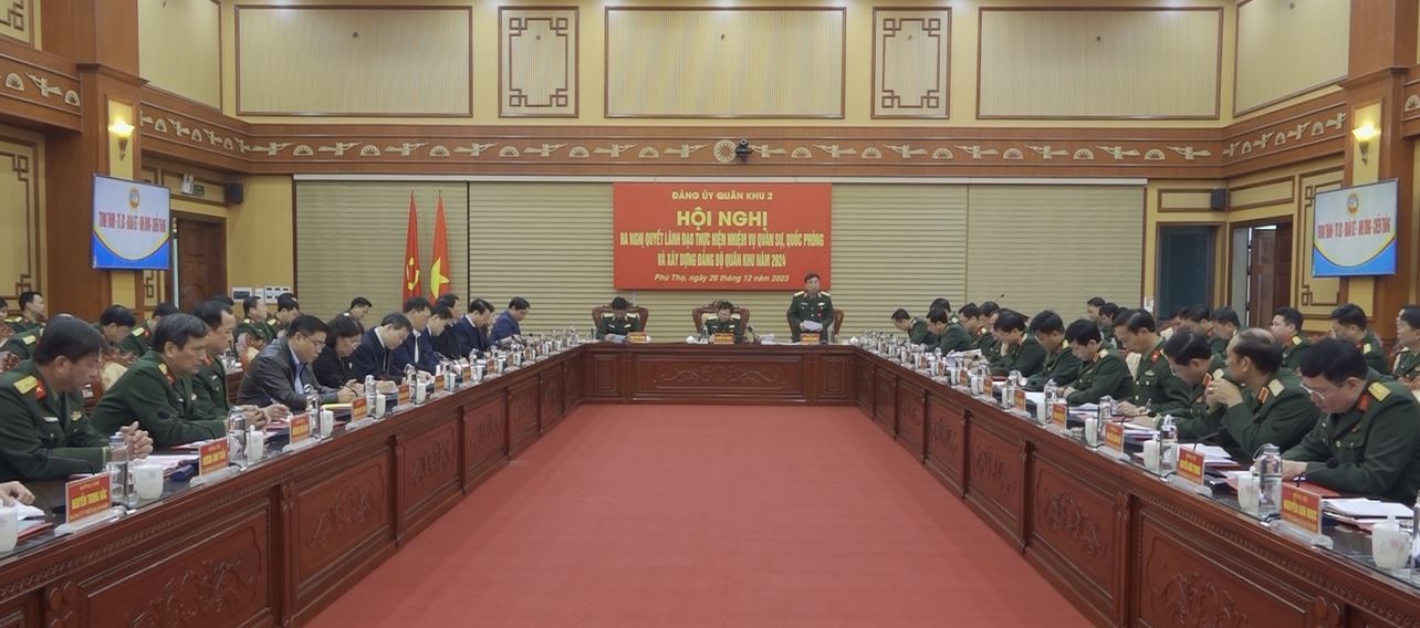 Đảng ủy Quân khu 2 ra Nghị quyết lãnh đạo nhiệm vụ năm 2024