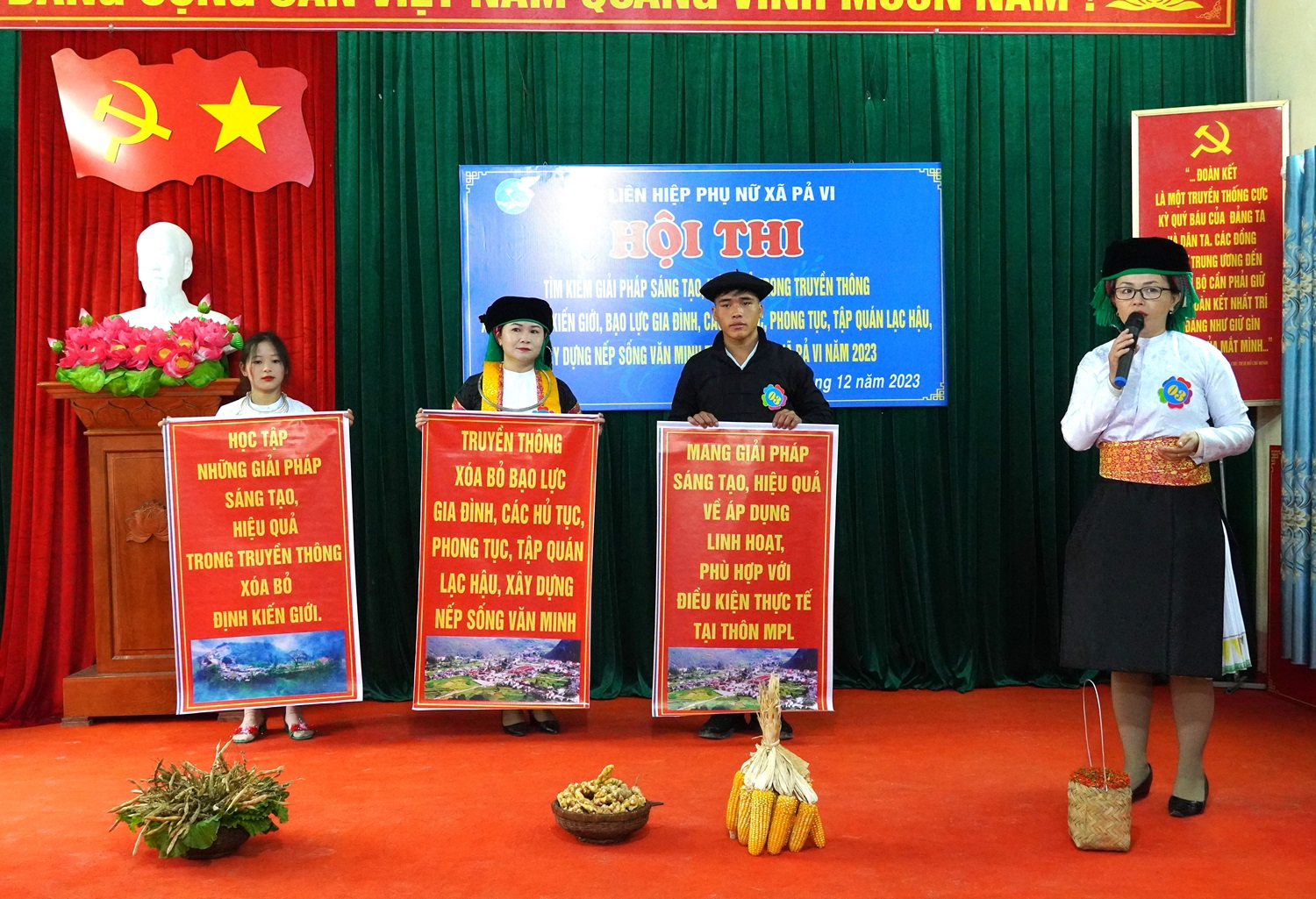 Mèo Vạc: Hội thi “Tìm kiếm giải pháp sáng tạo, hiệu quả trong truyền thông xóa bỏ định kiến giới, bạo lực gia đình, các hủ tục, phong tục, tập quán lạc hậu, xây dựng nếp sống văn minh” năm 2023