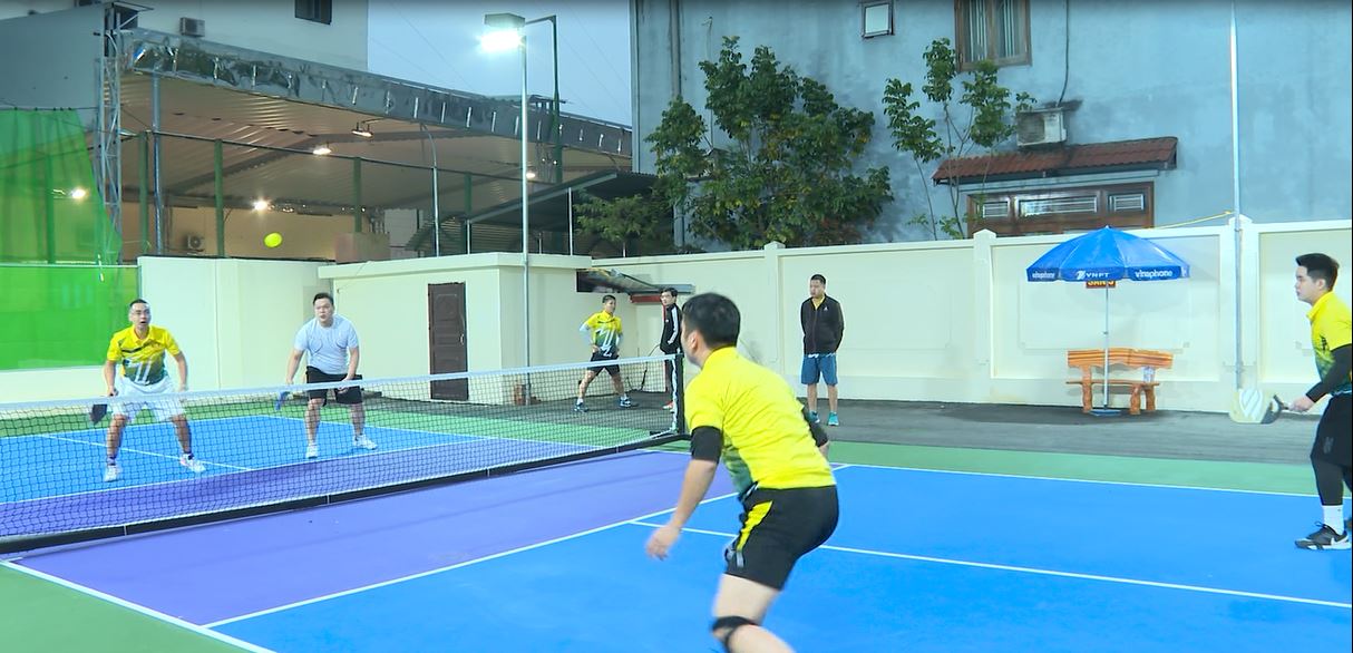 Giải Pickleball Công an tỉnh Hà Giang chào mừng Đại hội Đảng các cấp