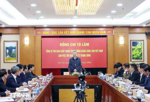 Tổng Bí thư Tô Lâm: Cần làm cách mạng về tư duy và tổ chức bộ máy trong tình hình mới