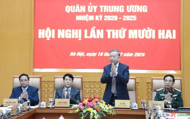 Tổng Bí thư Tô Lâm dự, chủ trì Hội nghị Quân ủy Trung ương lần thứ mười hai