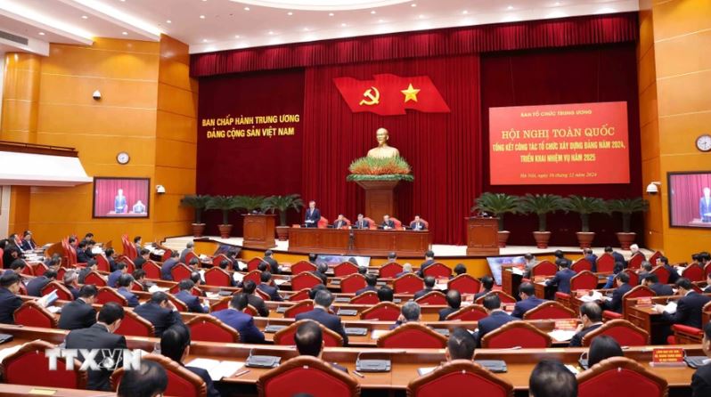 Tổng Bí thư Tô Lâm dự Hội nghị toàn quốc tổng kết công tác tổ chức xây dựng Đảng năm 2024