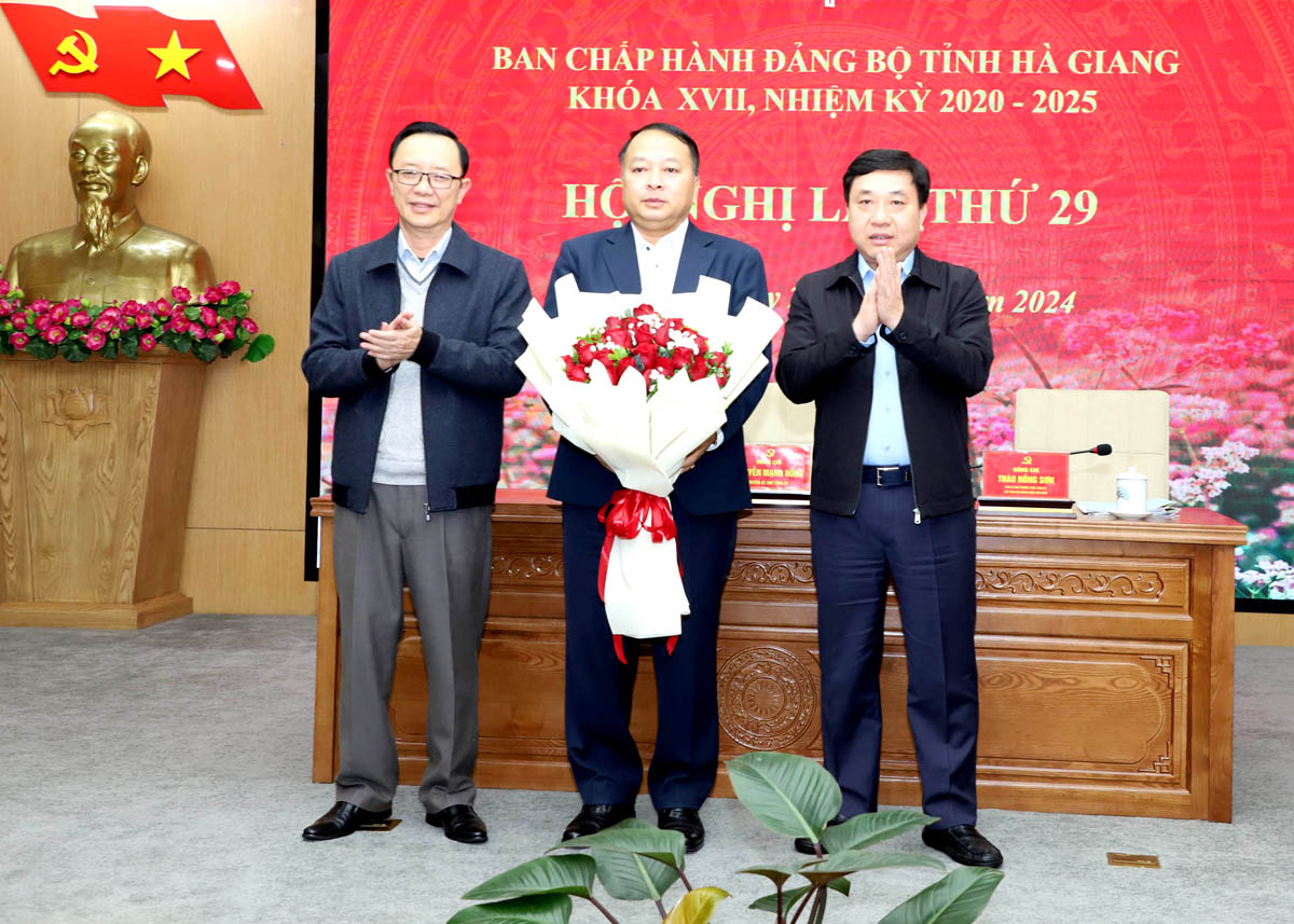 Hội nghị Ban Chấp hành Đảng bộ tỉnh Hà Giang lần thứ 29