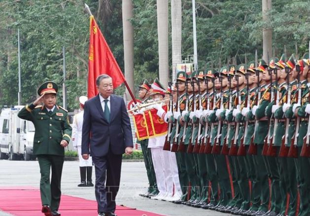 Tổng Bí thư Tô Lâm dự Lễ kỷ niệm 80 năm Ngày truyền thống Tổng cục Chính trị Quân đội nhân dân Việt Nam