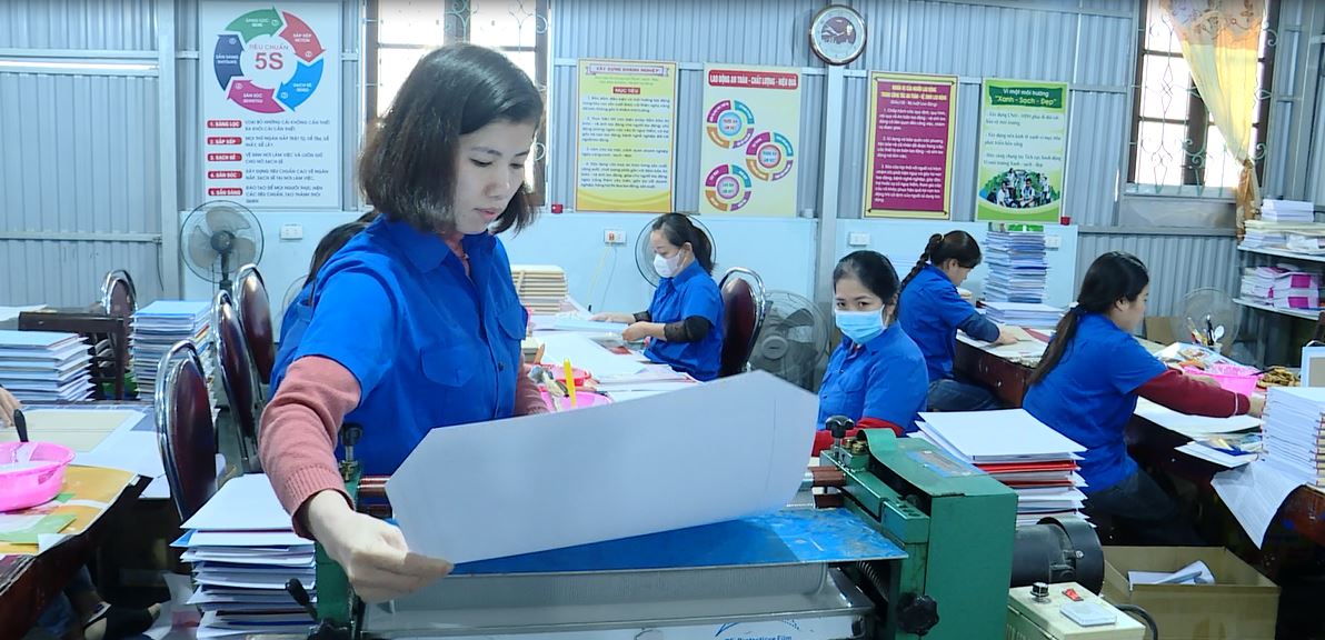 Không khí thi đua lao động tại Công ty Cổ phần In Hà Giang
