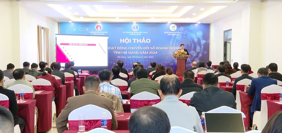 Hội thảo thúc đẩy hoạt động Chuyển đổi số doanh nghiệp tỉnh Hà Giang