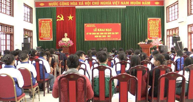 Khai mạc kỳ thi chọn học sinh giỏi quốc gia THPT năm học 2020-2021