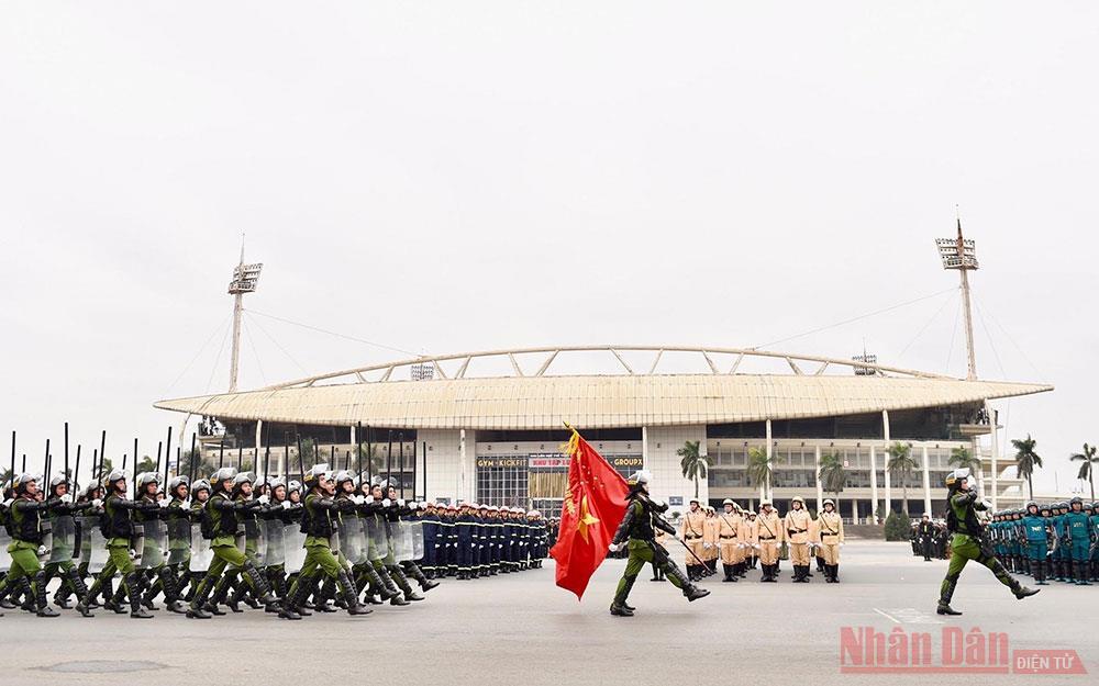 Lễ xuất quân, diễn tập phương án bảo vệ Đại hội Đảng toàn quốc lần thứ XIII