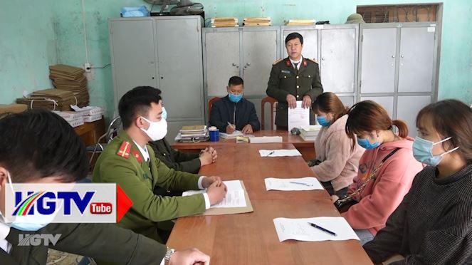 Hoàng Su Phì Xử phạt 3 công dân khai báo không trung thực khi trở về từ vùng có dịch Covid-19