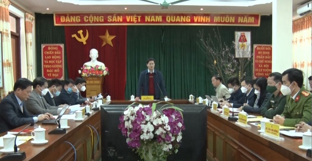 Trưởng ban Tuyên giáo tỉnh ủy làm việc tại huyện Hoàng Su Phì