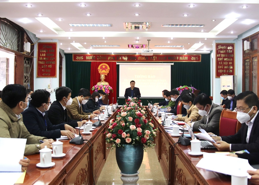 Thông báo kết quả kiểm tra thực hiện hoạt động kiểm soát TTHC tại thành phố Hà Giang