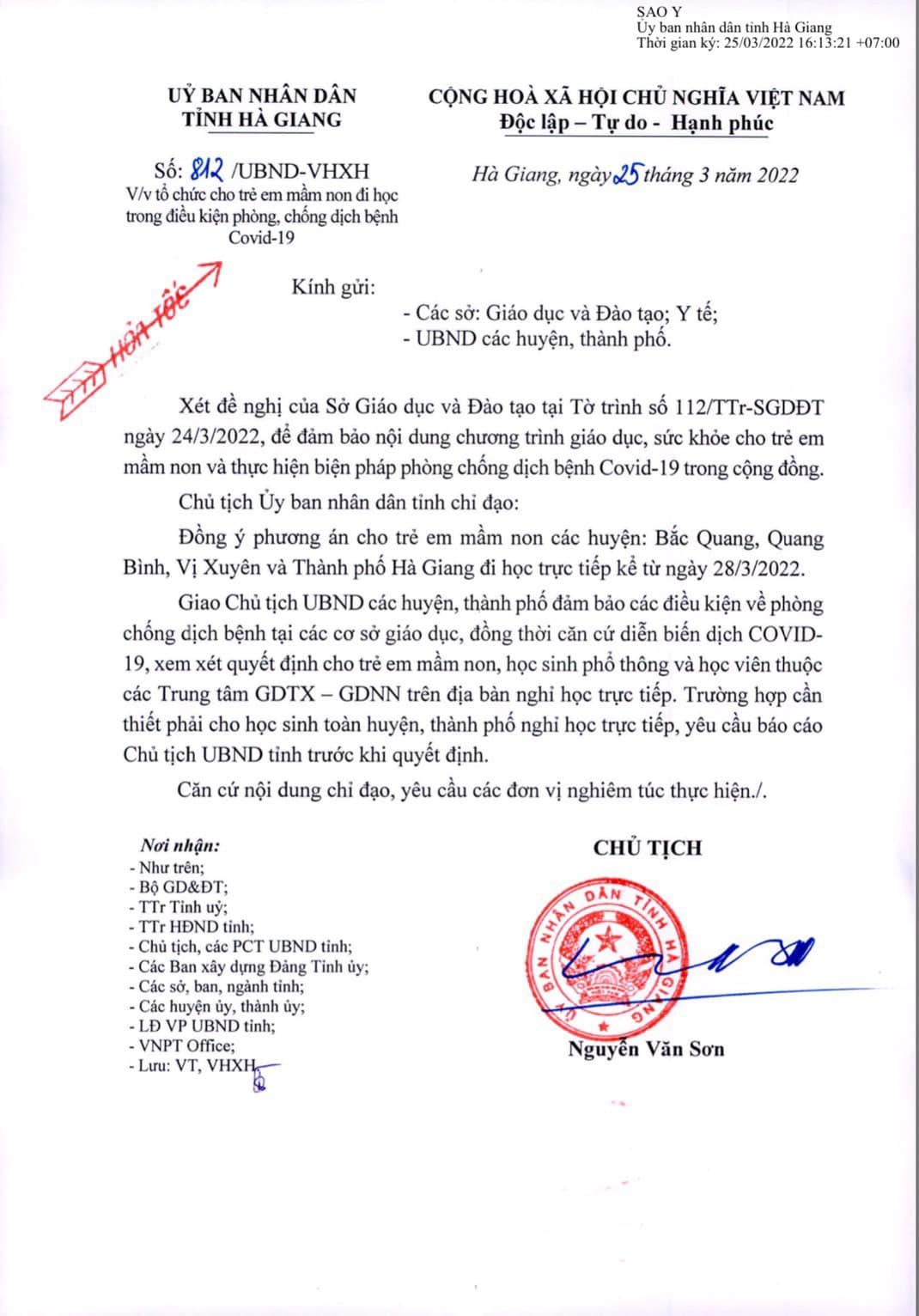 Tổ chức cho trẻ em mầm non đi học trong điều kiện phòng chống dịch bệnh Covid-19