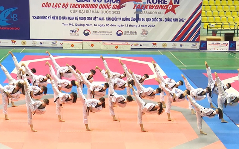 Gần 1.000 vận động viên tham gia Giải Vô địch các Câu lạc bộ Taekwondo quốc gia