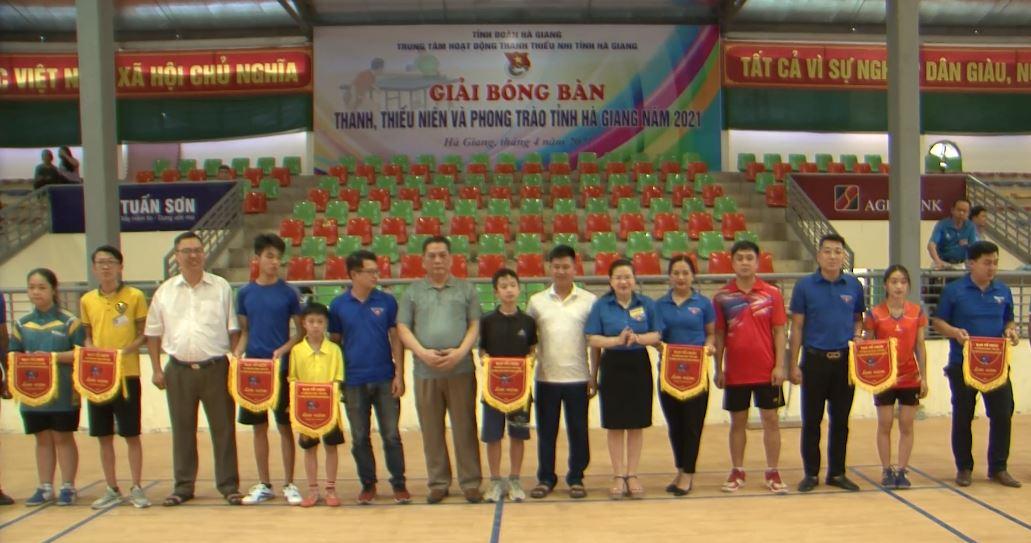 Giải Bóng bàn thanh, thiếu niên và phong trào tỉnh Hà Giang năm 2021