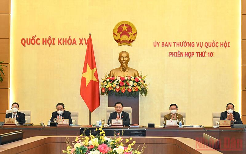 Khai mạc Phiên họp thứ 10 Ủy ban Thường vụ Quốc hội