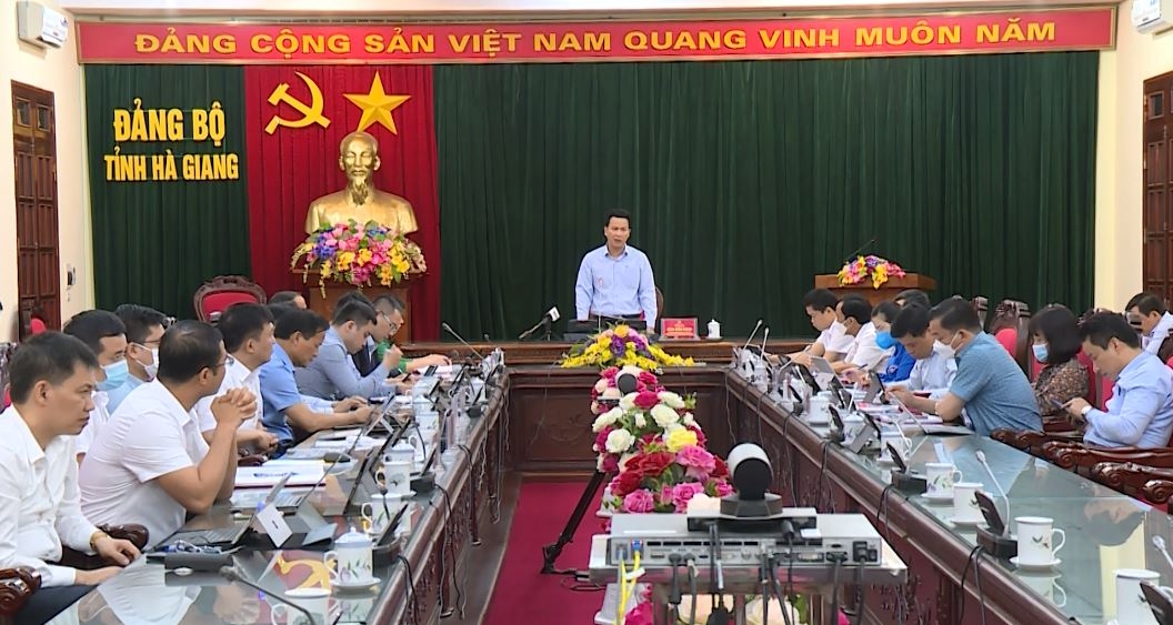 Họp BCĐ Chuyển đổi số tỉnh Hà Giang