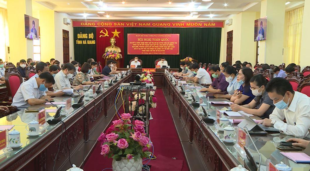 Hội nghị trực tuyến toàn quốc sơ kết 5 năm thực hiện Chỉ thị số 05 của Bộ Chính trị khóa XII