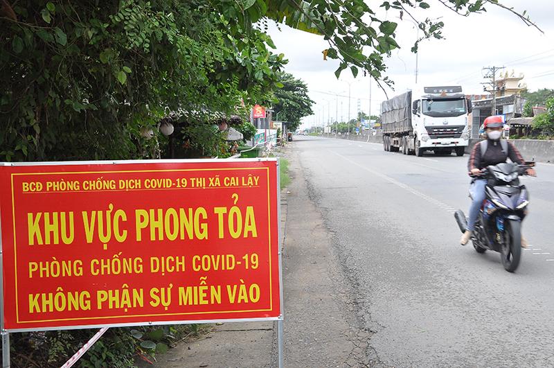Tiền Giang giãn cách toàn tỉnh theo Chỉ thị 15 từ 0 giờ ngày 12-6