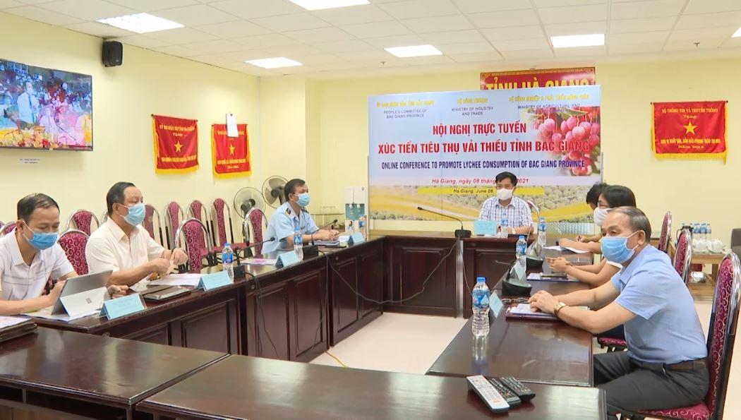 Hội nghị trực tuyến xúc tiến tiêu thụ vải thiều năm 2021