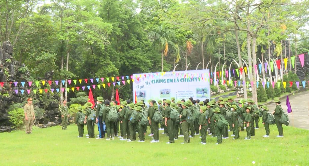 Khai mạc trại hè "Chúng em là chiến sỹ 2022"