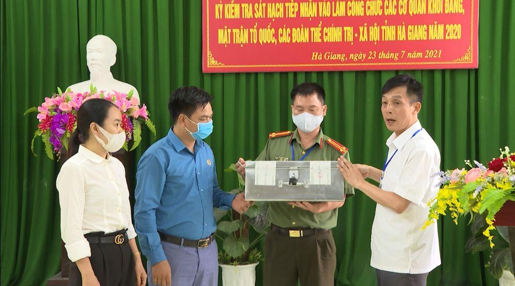 Khai mạc kỳ thi sát hạch công chức các cơ quan khối Đảng, MTTQ và các đoàn thể chính trị - xã hội năm 2020