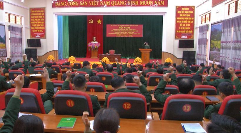 Bộ Chỉ huy BĐBP tỉnh lấy ý kiến cử tri đối với người giới thiệu ứng cử đại biểu Quốc hội và HĐND tỉnh
