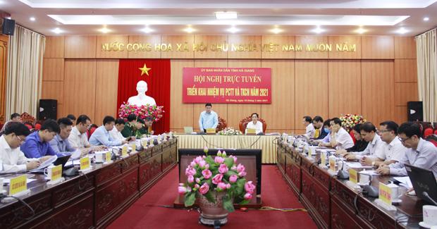 Hội nghị trực tuyến triển khai nhiệm vụ phòng chống thiên tai năm 2021