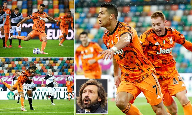 Ronaldo lập cú đúp, Juventus ngược dòng thành công