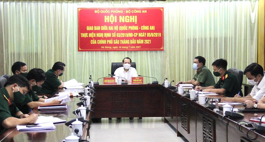 Hội nghị giao ban trực tuyến toàn quốc giữa Bộ Quốc phòng và Bộ Công an về thực hiện Nghị định số 03