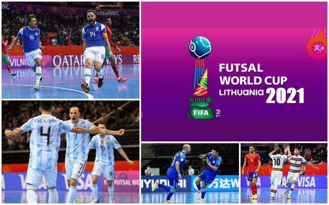 Lịch thi đấu và trực tiếp bán kết FIFA Futsal World Cup Lithuania 2021™: Brazil v Argentina, Bồ Đào Nha v Kazakhstan