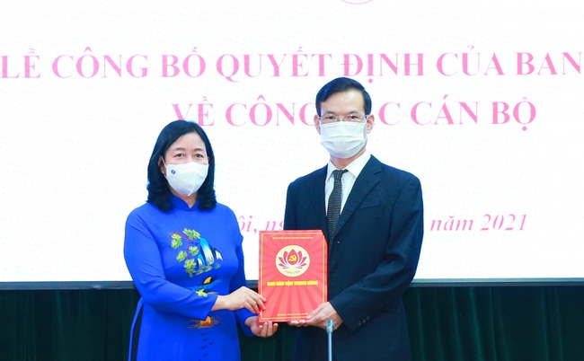 Đồng chí Triệu Tài Vinh giữ chức Phó Trưởng Ban Dân vận Trung ương
