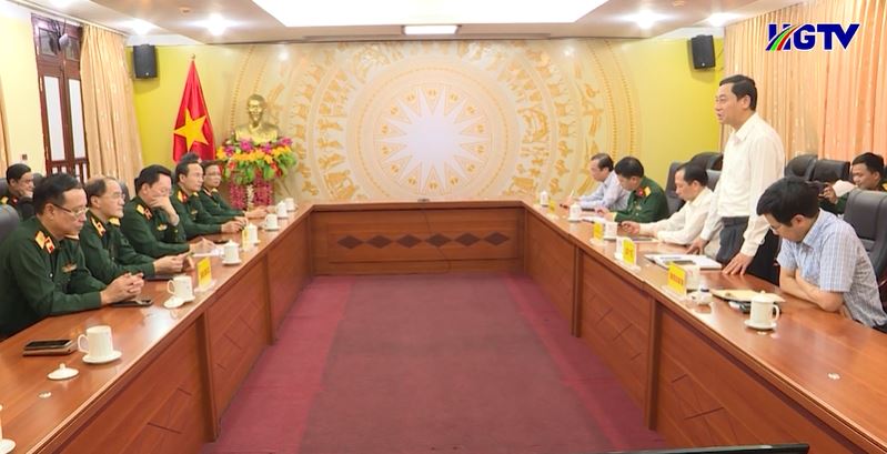 UBND tỉnh làm việc với Đoàn công tác của Bệnh viện Trung ương Quân đội 108
