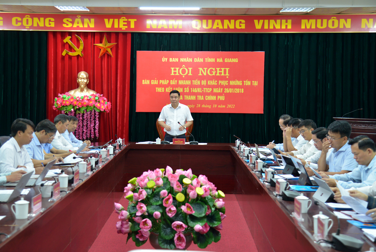 Khắc phục những tồn tại theo kết luận của Thanh tra Chính phủ