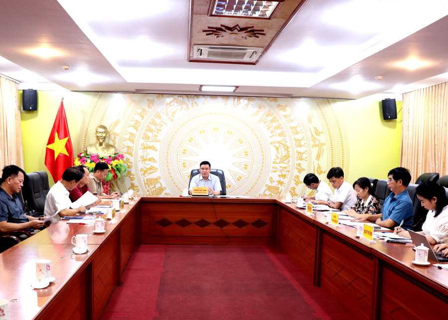 Họp Ban Tổ chức Hội nghị biểu dương đại biểu lao động giỏi điển hình trong cán bộ, CCVC, lao động lần thứ XII