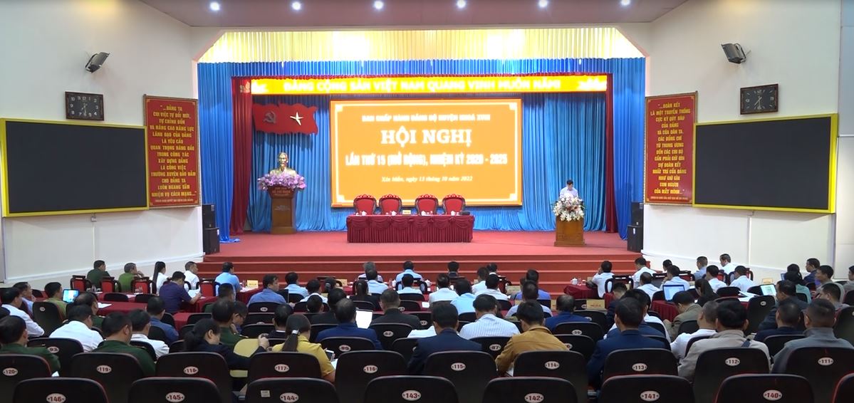 Xín Mần: Hội nghị BCH Đảng bộ huyện lần thứ 15