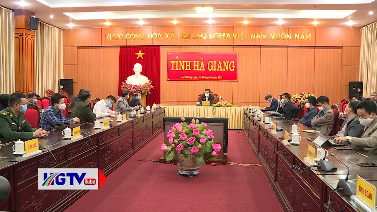 Họp Ban chỉ đạo phòng chống Covid-19 - Ngày 15/02/2021