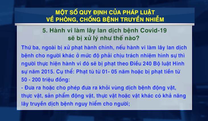 Một số quy định của pháp luật về phòng, chống bệnh truyền nhiễm - Ngày 10/11/2021