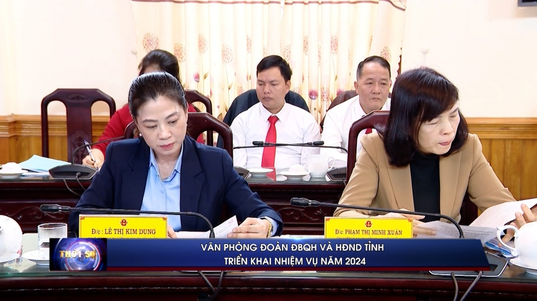 (TTV) Văn phòng Đoàn đại biểu Quốc hội và HĐND tỉnh triển khai nhiệm vụ