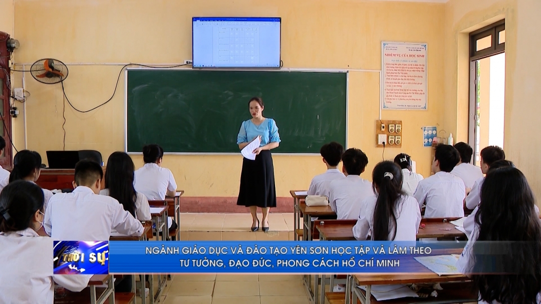 (TTV) Ngành Giáo dục và Đào tạo Yên Sơn học tập và làm theo tư tưởng, đạo đức, phong cách Hồ Chí Minh