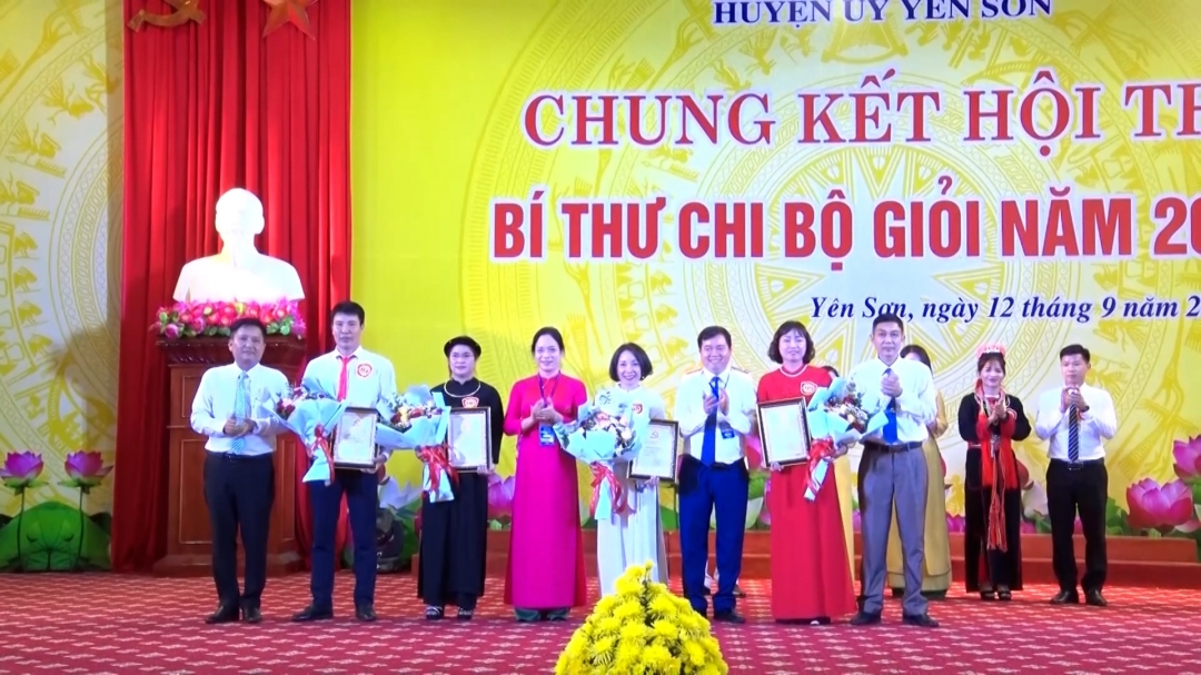 (TTV) Yên Sơn tổ chức thành công Hội thi Bí thư Chi bộ giỏi năm 2023