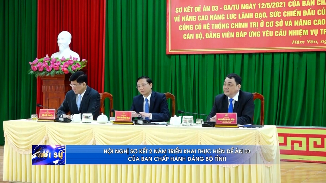 (TTV) Hàm Yên sơ kết 02 năm thực hiện Đề án 03 của Ban Chấp hành Đảng bộ tỉnh