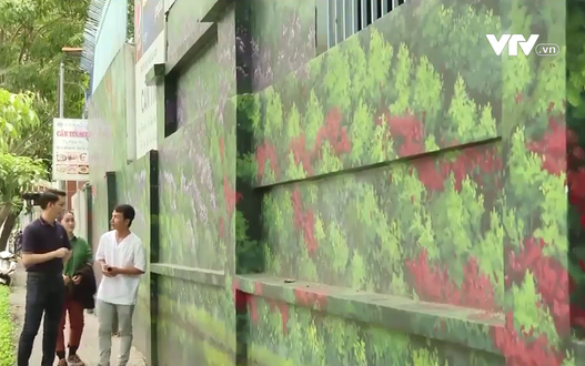 TP Hồ Chí Minh: Vẽ tranh bích họa trên đường phố xóa quảng cáo rác